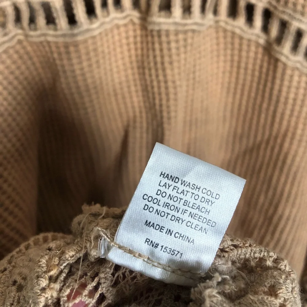 Oli & Hali Brown Button Down Shirt with Lace Details - Picture 5 of 5